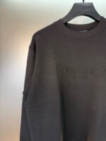 SS26 New Triangular 3D Embossed Logo Crewneck Sweatshirt – Stylish & Comfortable - Image 6