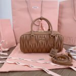 MIUMIU Large Arcadie matelasse nappa Bag(HIGH-END GRADE) - Image 6