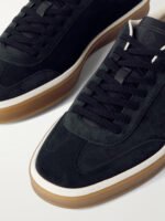 Tennis Walk Leather-Trimmed Suede Sneakers - Image 7