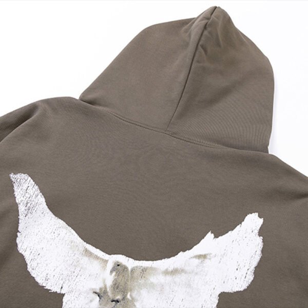 YZY GAP Hoodies Brown - Image 5