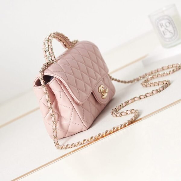 CHANEL Mini Flap With Top Handle - Image 4