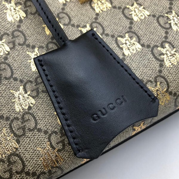 GG Padlock small GG bees shoulder bag - Image 7