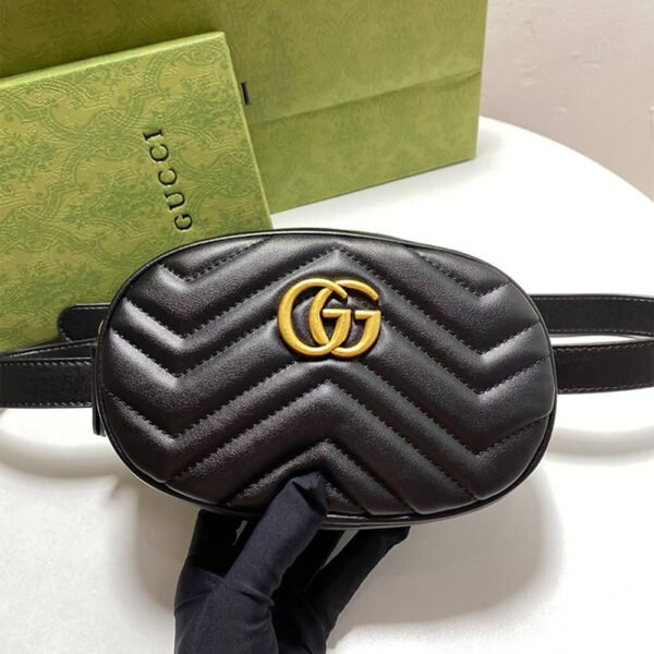 GG Marmont Quilted Leather Belt Bag - Image 5