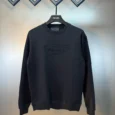 SS26 New Triangular 3D Embossed Logo Crewneck Sweatshirt – Stylish & Comfortable