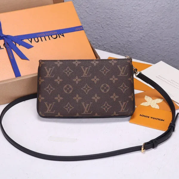 LV Double Zip Pochette - Image 4