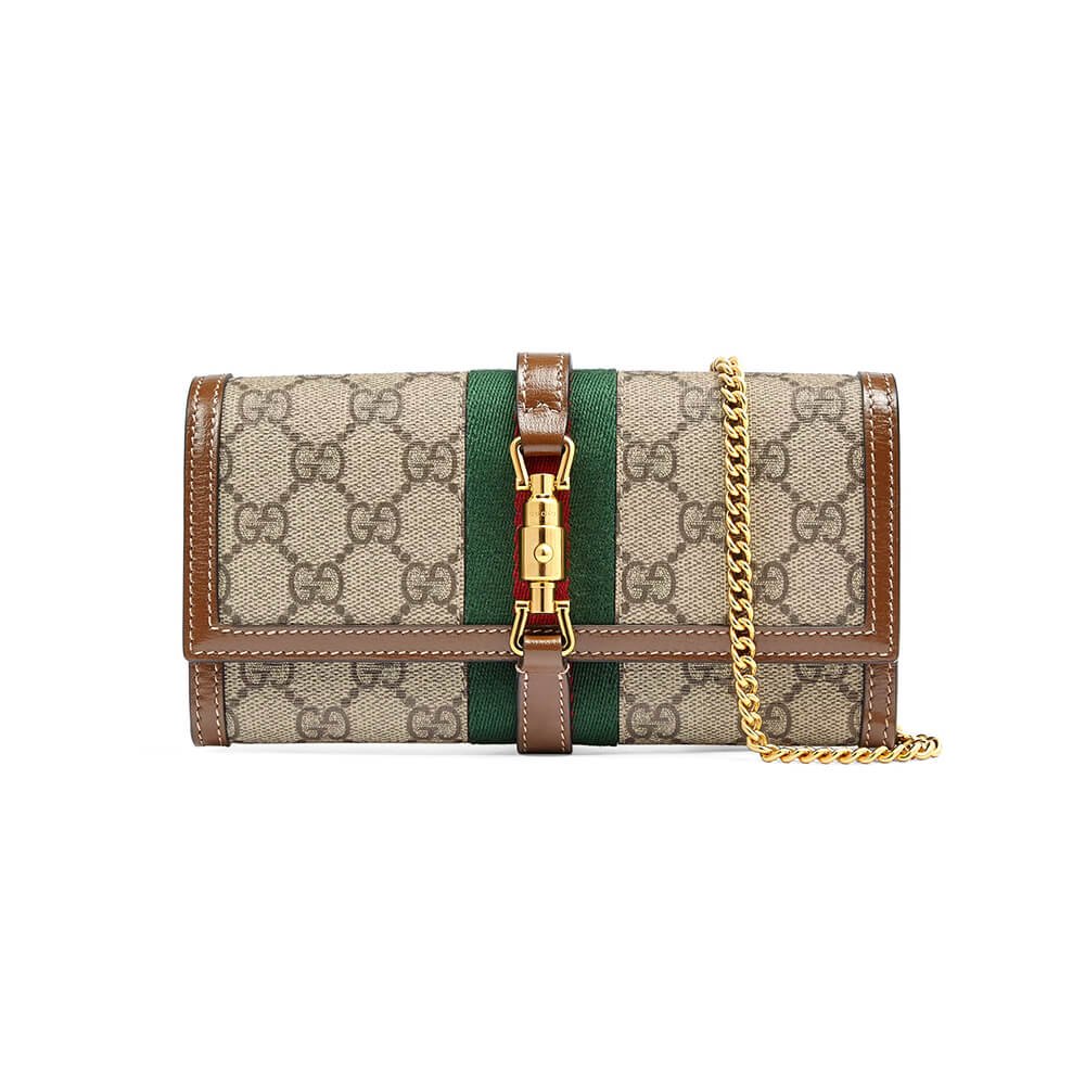 bf26f7409fde10bcaeadabd2006eb693.jpeg GG Jackie 1961 chain wallet - Image 1