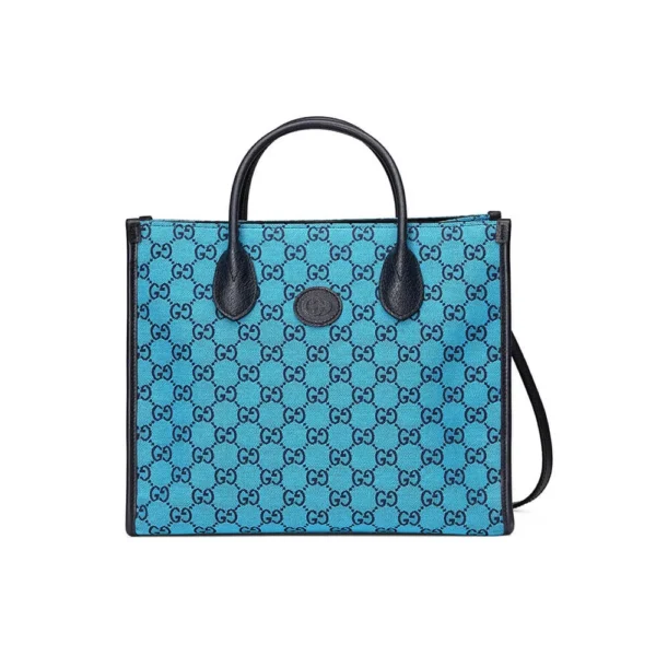 GG Multicolour small tote bag - Image 2