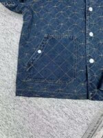 Denim Utility Waist Jacket - Image 4