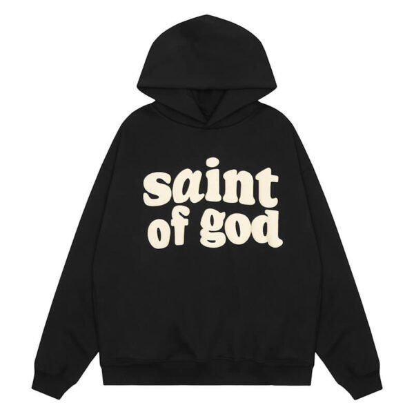 FO G x Saint Michael Hoodie Black - Image 2