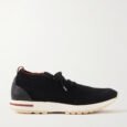 360 Flexy Walk Leather-Trimmed Knitted Wish® Wool Sneakers