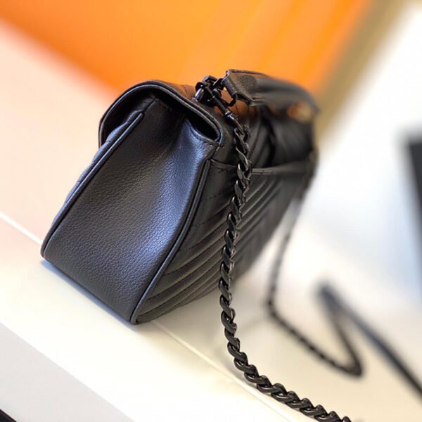 Saint Laurent College quilted-leather satchel bag - Image 4
