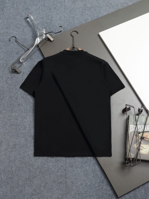 Gucci Cities Logo Embroidered Black Cotton Crew Neck T-Shirt - Image 3