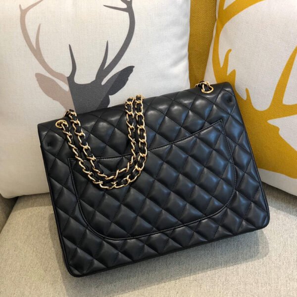 CHANEL Classic Maxi Handbag - Image 6