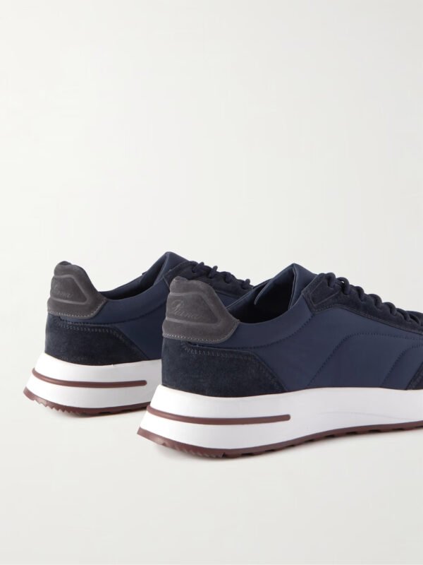 Weekend Walk Suede-Trimmed Shell Sneakers - Image 5