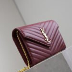 YSL cassandre chain wallet in lambskin - Image 4