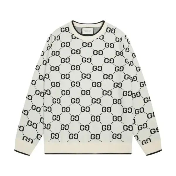 GG Jacquard Knit Sweater - Image 2