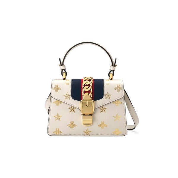 GG Sylvie Bee Star mini leather bag - Image 2