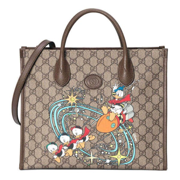 Disney x Gucci Donald Duck Tote Bag - Image 2