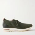 360 Flexy Walk Leather-Trimmed Wish® Wool Sneakers
