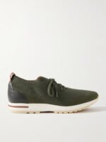 360 Flexy Walk Leather-Trimmed Wish® Wool Sneakers
