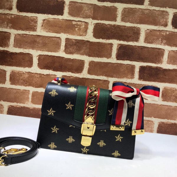GG Sylvie Bee Star small shoulder bag - Image 3
