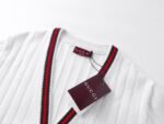 2024SS Striped Jacquard Knit Cardigan - Image 7
