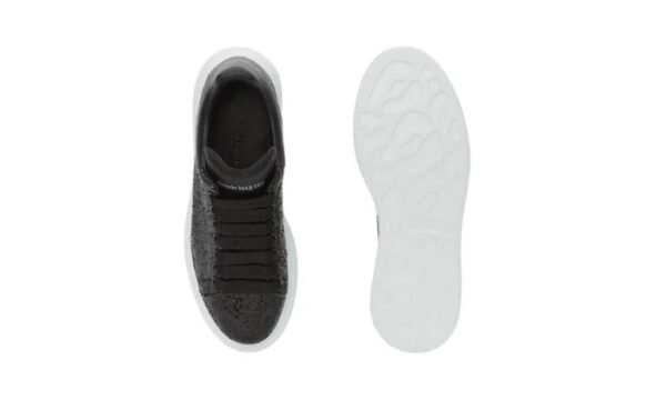 Women’s Glitter Oversized Sneaker in Black - Image 4