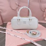 MIUMIU Large Arcadie Leather Bag(HIGH-END GRADE) - Image 6