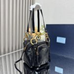 Prada Dangle leather top-handle mini-bag(HIGH-END GRADE) - Image 7