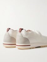 360 Flexy Leather-Trimmed Knitted Wish® Wool Sneakers - Image 8
