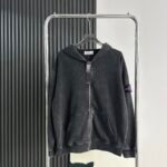 Loose Fit Hooded Washable Cardigan Jacket - Image 4