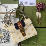 GG Sylvie Bee Star mini leather bag - Image 6