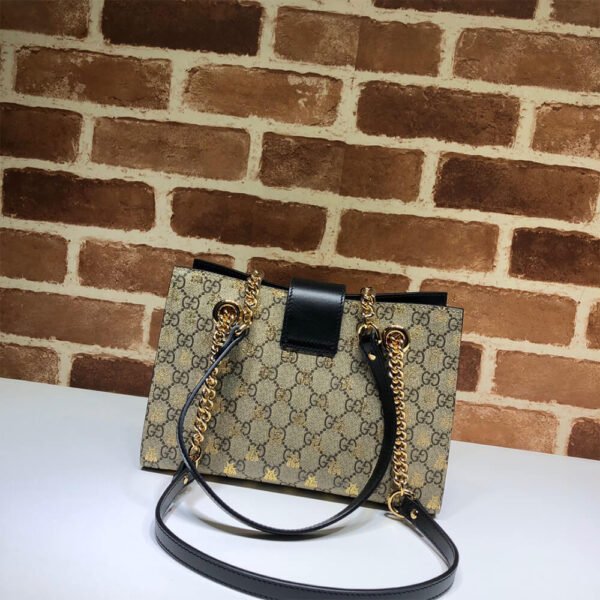 GG Padlock small GG bees shoulder bag - Image 5