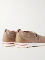 360 Flexy Leather-Trimmed Knitted Wish® Wool Sneakers - Image 8