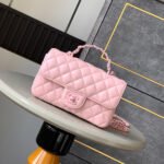 Chanel Mini Flap Bag with Top Handle(HIGH-END GRADE) - Image 6