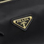 Prada Re-Nylon and leather medium top-handle bag with padlock(high-end grade) - Image 10