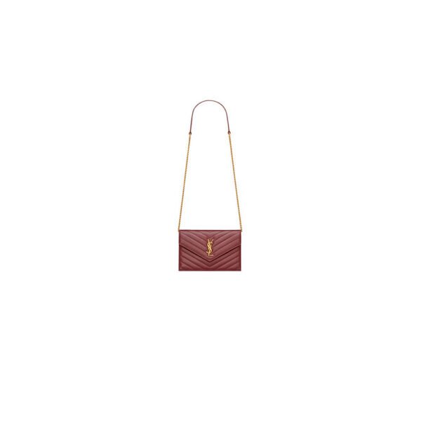 YSL cassandre chain wallet in lambskin - Image 2