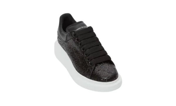 Women’s Glitter Oversized Sneaker in Black - Image 3