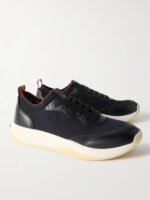 410 LP Walk Leather-Trimmed Wish® Wool Sneakers - Image 6