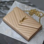 YSL cassandre chain wallet in lambskin - Image 6