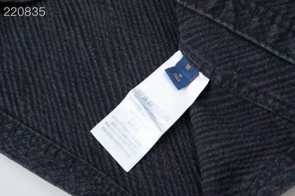 Tyler Collaboration Monogram Jacquard Spray-Dye Denim Jacket - Image 6