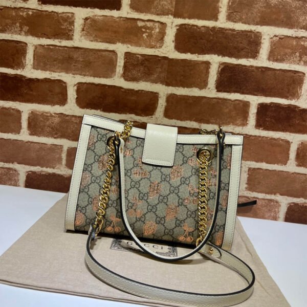 GG Padlock small berry tote bag - Image 5