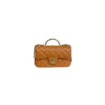 CHANEL Mini Flap With Top Handle - Image 3