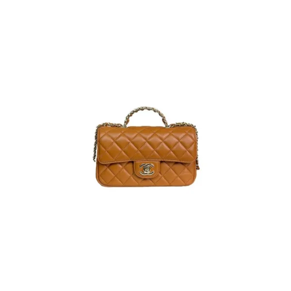 CHANEL Mini Flap With Top Handle - Image 2