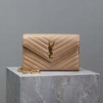YSL cassandre chain wallet in lambskin - Image 3