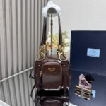 Prada Dangle leather top-handle mini-bag(HIGH-END GRADE) - Image 6