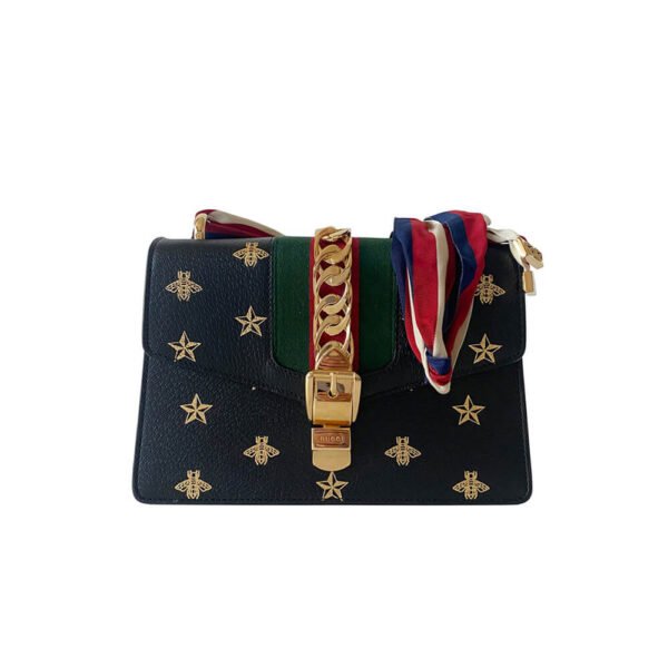 GG Sylvie Bee Star small shoulder bag - Image 2