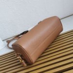 Prada Medium leather top-handle bag with padlock(high-end grade) - Image 10