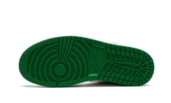Nike Air Jordan 1 Mid Gray Green Leather Suede Mid-Top Sneakers - Image 5