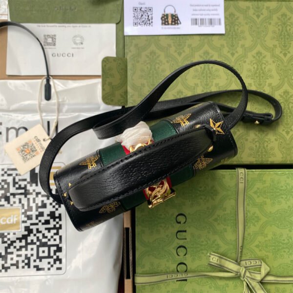 GG Sylvie Bee Star mini leather bag - Image 5